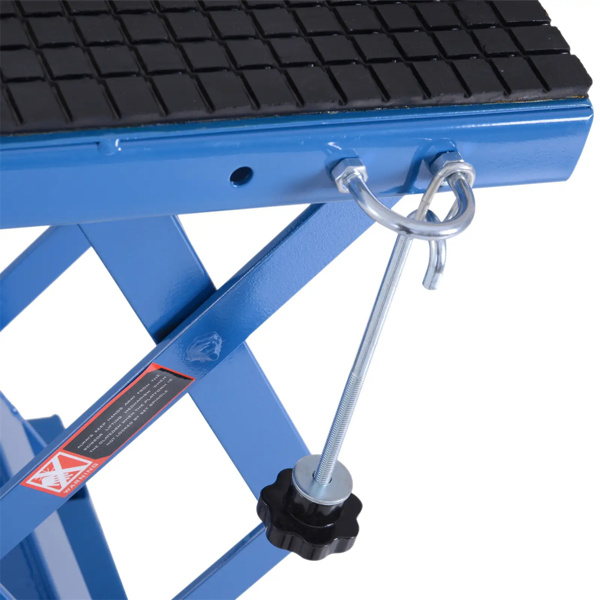 Hydraulic Motorcycle Scissor Jack Lift 300lbs Foot Step Wheels for Dirt Bikes