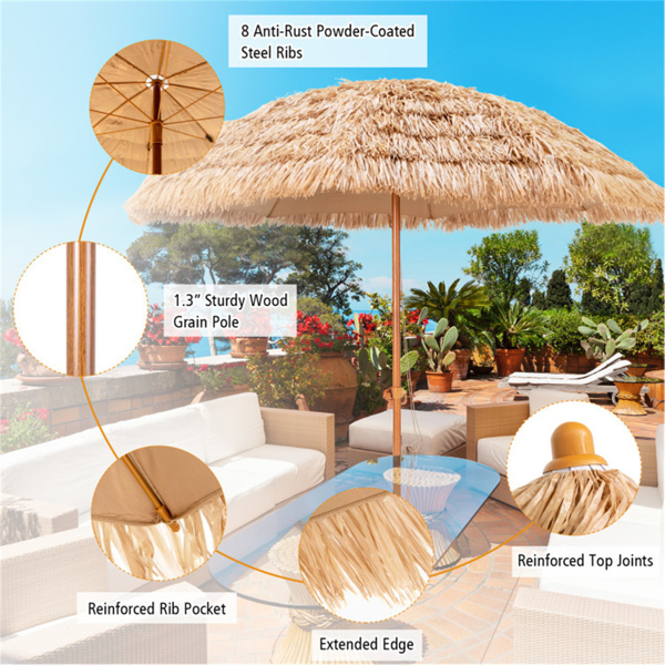 8 foot portable beach umbrella