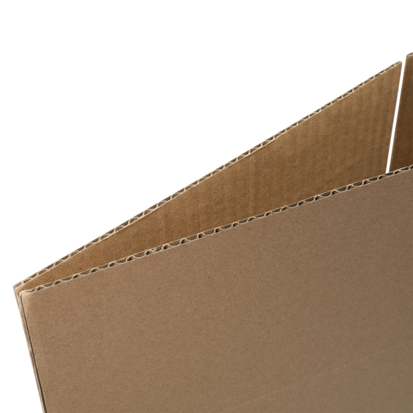 50pcs 10 "x 8" x 6 "(25.4x20.3x15.2cm) thick 3mm corrugated cardboard box in kraft paper color