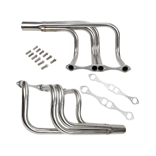 排气管 Exhaust Stainless Steel Header Fit For Chevy SMALL BLOCK V8 T BUCKET MT001191（禁售亚马逊 & TEMU）(不支持无理由退货)-2