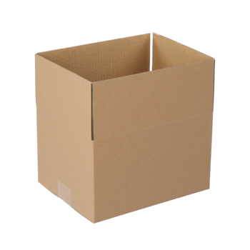 50pcs 10 \\"x 8\\" x 6 \\"(25.4x20.3x15.2cm) thick 3mm corrugated cardboard box in kraft paper color