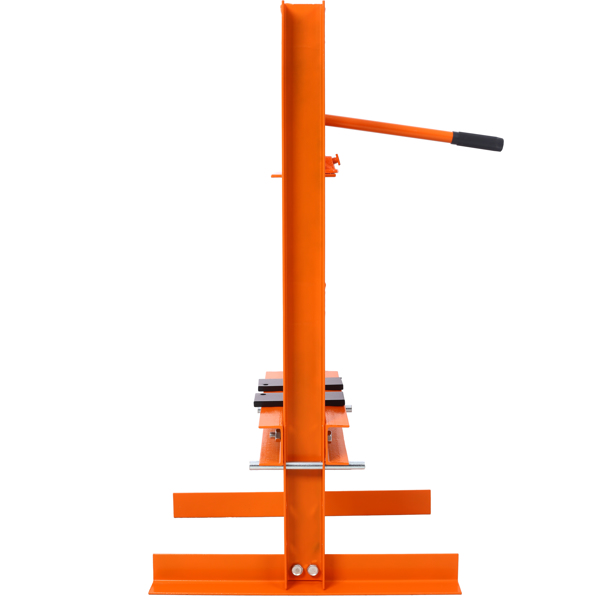 6 Ton Hydraulic Press, Benchtop Hydraulic Shop Press, H-Frame Garage Floor Press with Press Plates, Adjustable Working Table Height, orange