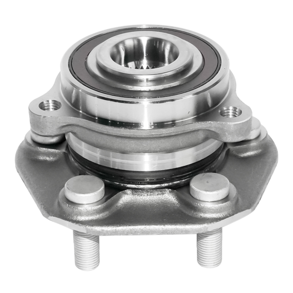 Front Wheel Bearing and Hub Assembly 1044121-00-E for Tesla Model 3 Model Y Sedan Sport Utility 2018-2022 Silver 1Pc