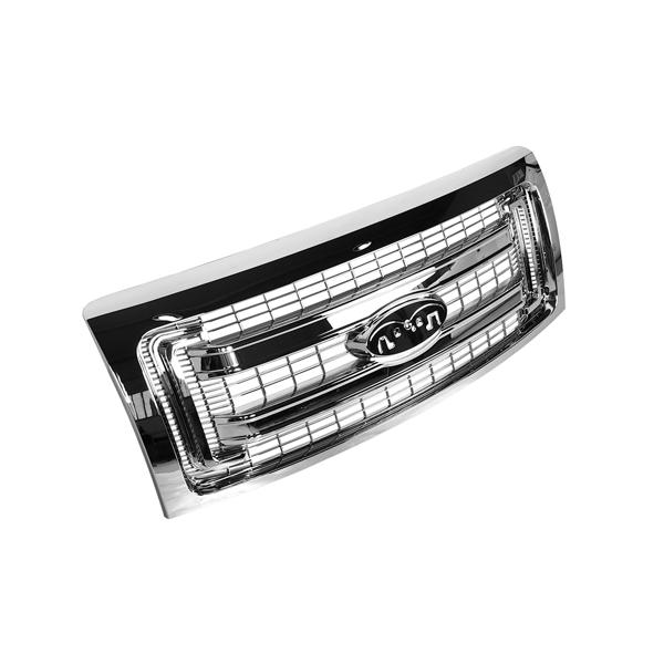 Middle grille 2009-2014 Ford F-150 XLT for plating of DL 3 Z-8200-DA MT046013 (Ban sale on  Amazon) (No support for unconditional return)