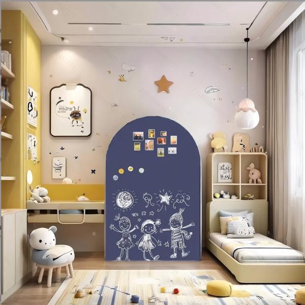 118 * 90CM Arch Blackboard Wall Stickers Home Creative Decoration Message Board Graffiti Space Renovation