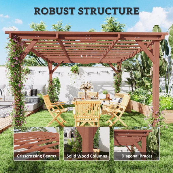 Outdoor Wooden Gazebo 