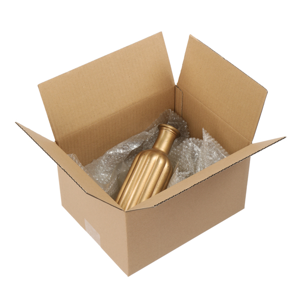 50pcs 10 "x 8" x 6 "(25.4x20.3x15.2cm) thick 3mm corrugated cardboard box in kraft paper color