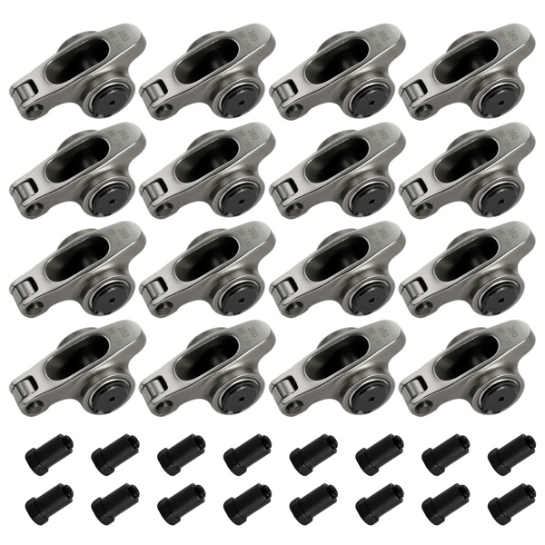 16x Self-Aligning Roller Rocker Arms Kit for SBC Small Block Chevy 305 327 350 400 V8 1.50 x 3/8" 