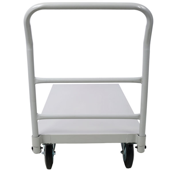 Platform Truck Industrial Flat Dolly Cart with Wheels - Heavy Duty 24 x 48 Cart - 2000lb Capacity Flatbed Hand TruckSteel Smooth Deck Platform Truck 24 In. x 48 In. 2000 Lb. Capacity, Gray color