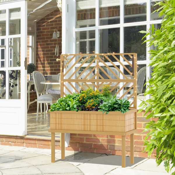 Wooden Planter、Flower shelf,Wood Planter Box