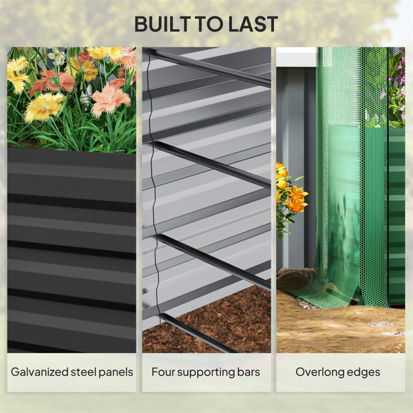 Galvanized Steel Planter Box