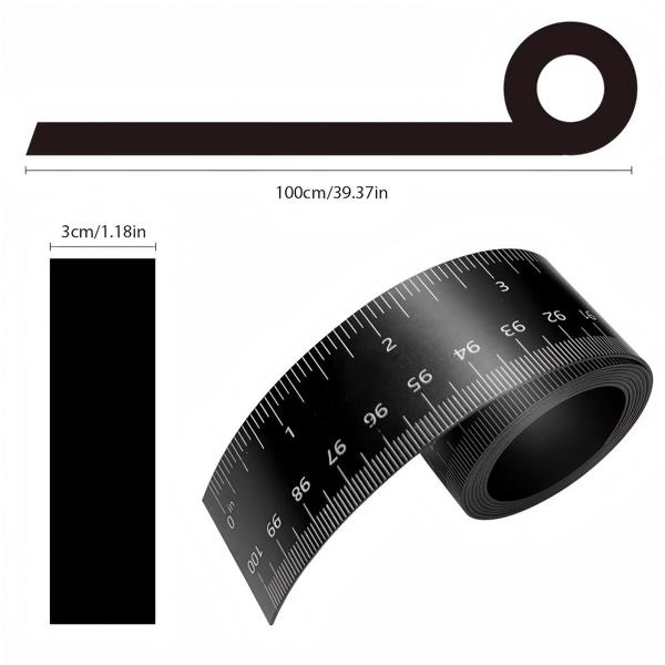 Magnetic Soft Rubber Frame Ruler Set - Measuring & Decorating - Freely Cuttable & Movable - Supports Temu Self Pickup - Waybill Deadline 10pm Beijing Time