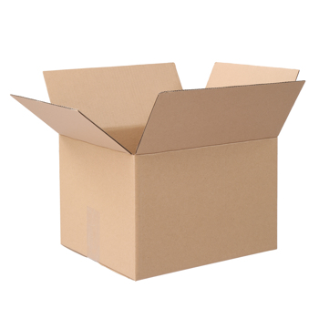 50pcs 12 \\"x 10\\" x 8 \\"(30.5x25.4x20.3) 3mm thick corrugated cardboard box in kraft paper color