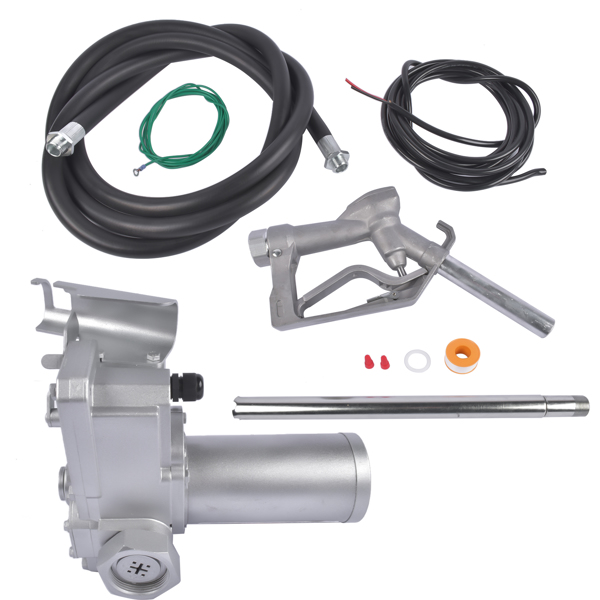 抽油泵 Fuel Transfer Pump 12V DC 15GPM 1/5HP Gear-Type Electric Diesel for Gasoline-5
