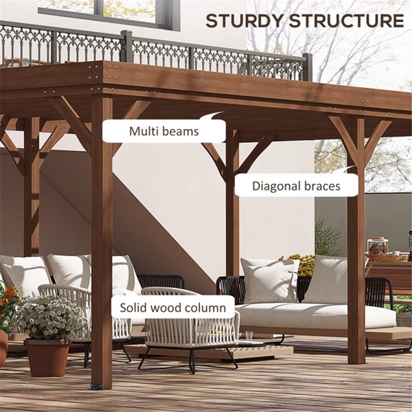 Original SKU:55207963  Outdoor Wooden Gazebo 