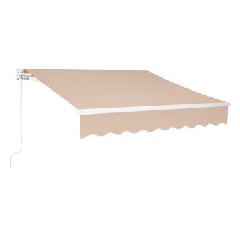 98.4\\"D x 117\\"W x 59\\"H retractable awning Khaki