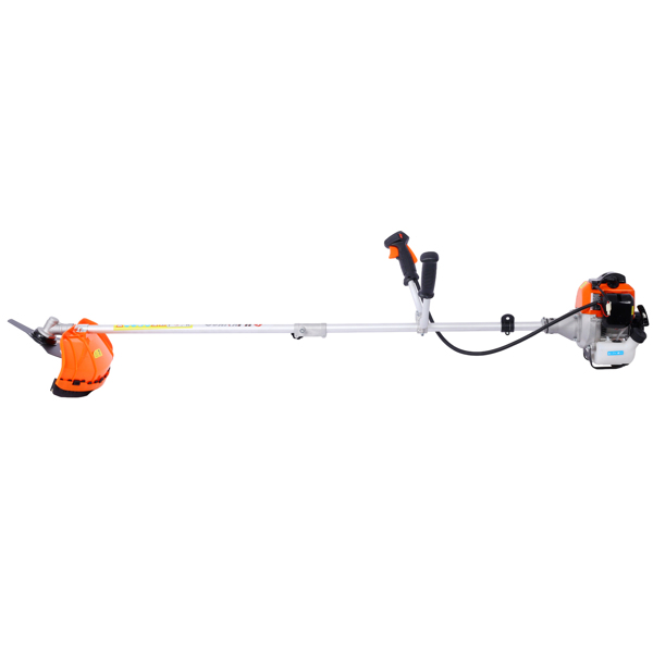 52cc Weed Eater/Wacker Gas Powered, 2 in 1 String Trimme,with 10'' Brush Cutter,Rubber Handle & Shoulder Strap Included