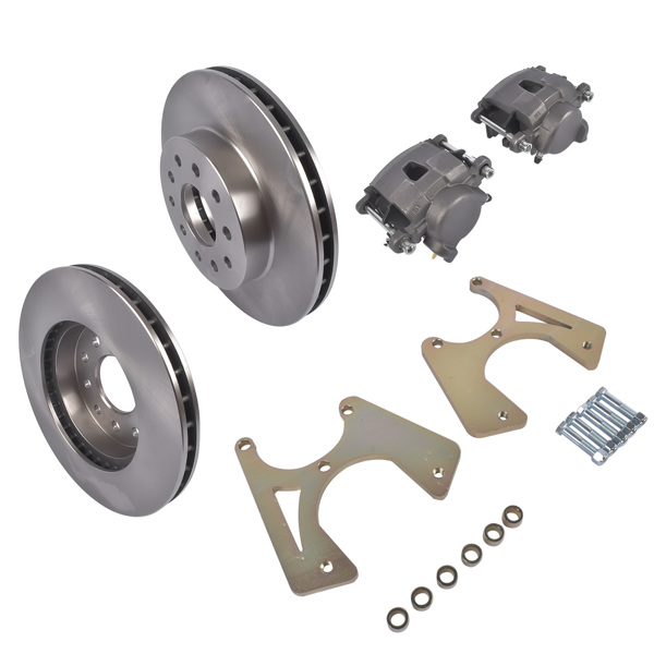 Bolt-On Rear Disc Brake Conversion Kit for 10 & 12 Bolt Chevy Chevelle El Camino Monte Carlo Buick Skylark Oldsmobile Cutlass Pontiac GTO LeMans Tempest Rear