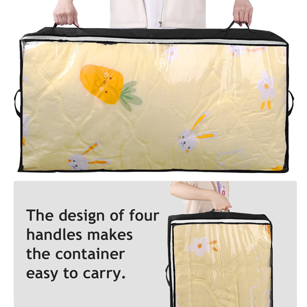 Storage Bags for Clothes and Quilts, Under-Bed Organization Solution: Home Fabric Dust Covers for Storage Box