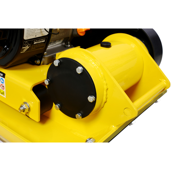 7.0HP 5500VPM MAX Gas Vibration Compaction Force 20 x 14 inch Plate Compactor w/Built-in Wheel,EPA compliant