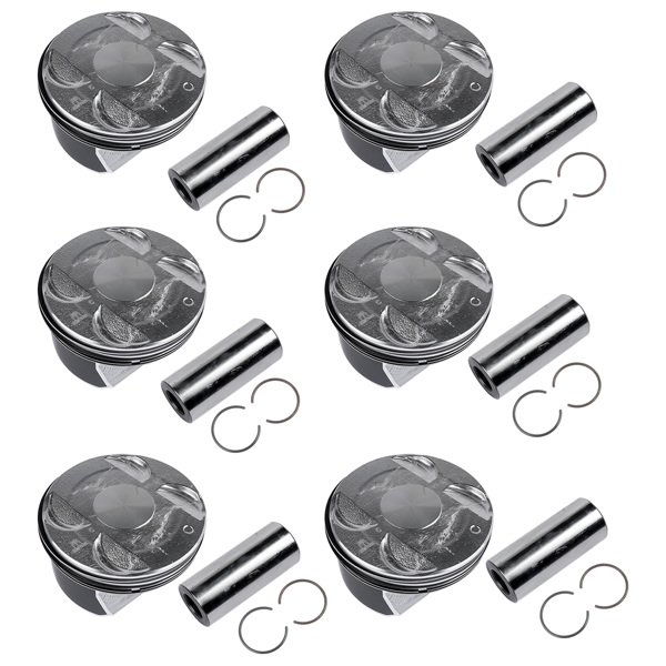 6Pcs Pistons Kit For Jeep Grand Cherokee VW Routan Chrysler 200 300 Town & Country Dodge Durango Ram 1500 3.6L V6 2011-2018 5184347AG