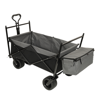 480Lbs Collapsible Wagon with Canopy,Wagon Stroller with 7\\" All-Terrain Wheels, Lightweight Foldable Wagon, Large Capacity for Camping, Shopping, Sports, and Garden Use,black with mosquito net