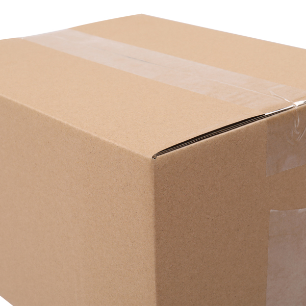 50pcs 10 "x 8" x 6 "(25.4x20.3x15.2cm) thick 3mm corrugated cardboard box in kraft paper color