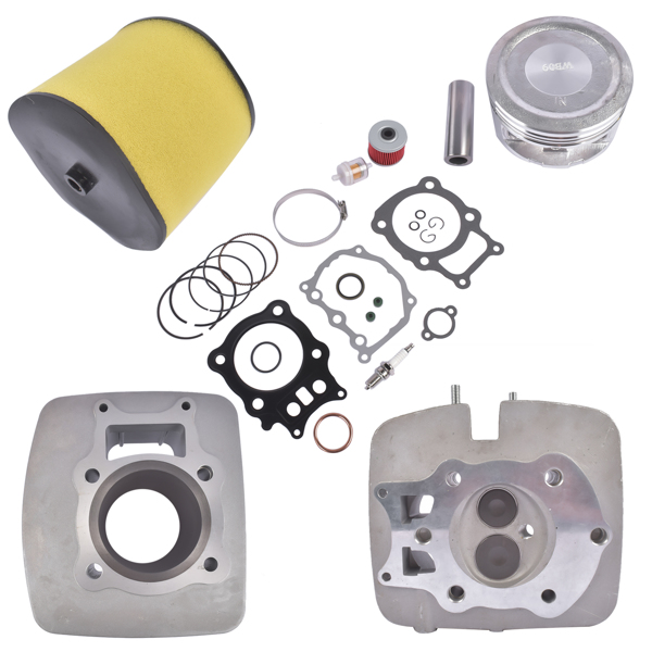 Cylinder Head Piston Gasket Kit 13101-HN5-670 12100-HN5-670 for Honda TRX 350 2000 - 2006