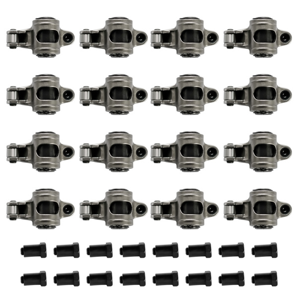 16x Self-Aligning Roller Rocker Arms Kit for SBC Small Block Chevy 305 327 350 400 V8 1.50 x 3/8" 