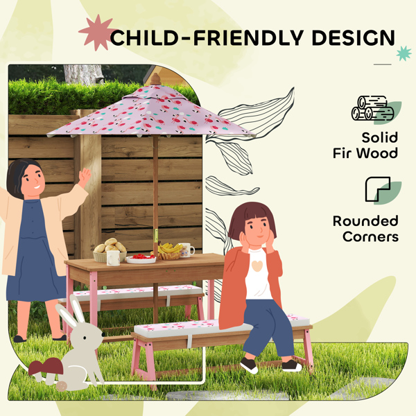 Kids Picnic Table Set ( Amazon Shipping)（Prohibited by WalMart）