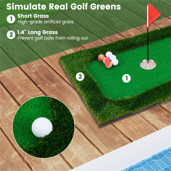 35.5" x 23.5" Floating Golf for Pool Chipping 