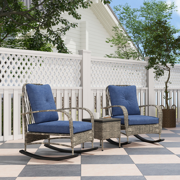 Rattan Chaise Lounge Chair、Wicker Patio Furniture Set