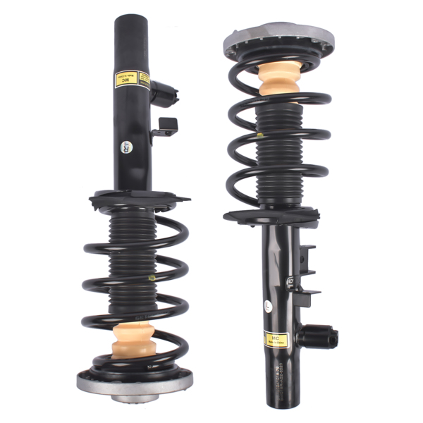 Pair Front Shock Absorber Struts Assembly w/EDC For BMW X3 F25 X4 F26 2011-2018