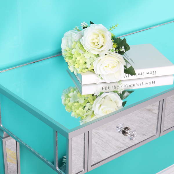 FCH Three Drawers Mirror Table Dressing Table Console Table