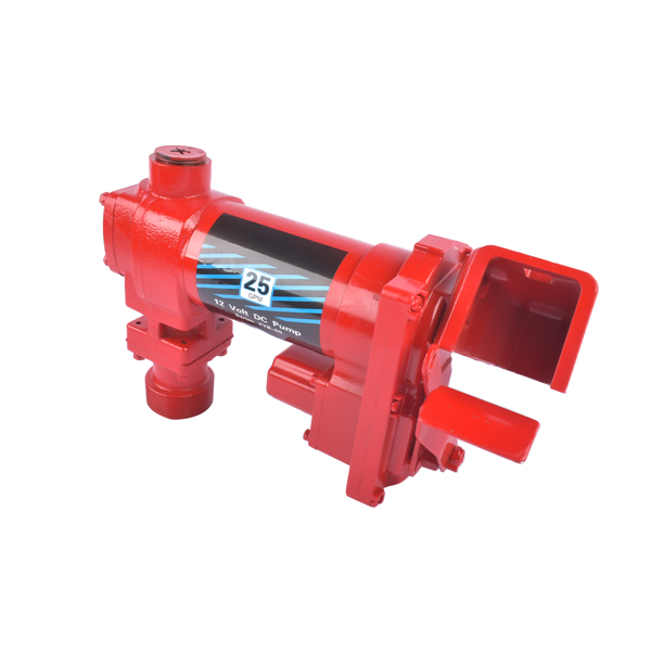 抽油泵 12V 25G PM High Flow DC Fuel Pump Cast Iron Gas Heavy Duty Transfer Pump NEW Red-13