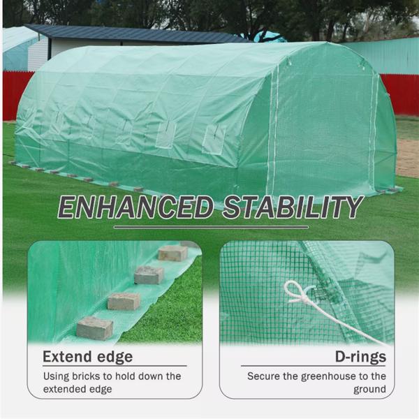 Item Code：95690489 大号绿色温室 覆盖物更换（周末不发货）（ Amazon Shipping）（WalMart禁售）-8