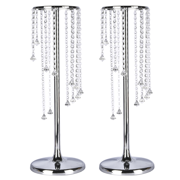 2 Pcs 35.4inch Tall Wedding Flower Vase Holder Table Centrepiece Display Vase  Metal Flowers Stand for Party Tables Decorations