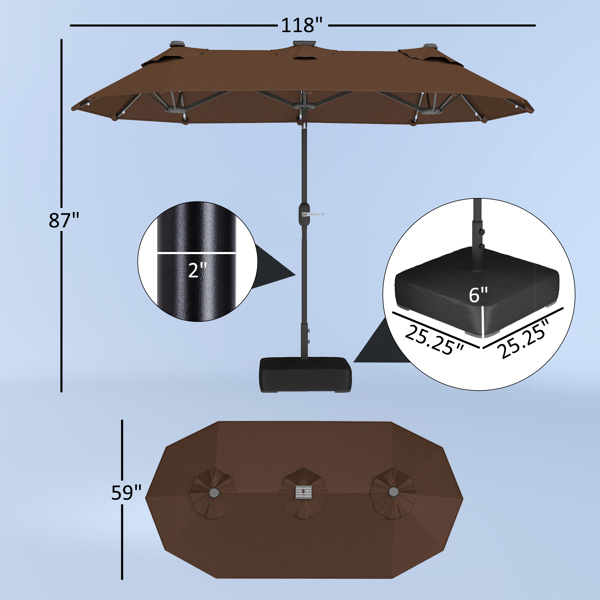 Cantilever Tilt Offset Patio Umbrella   ( Amazon Shipping)