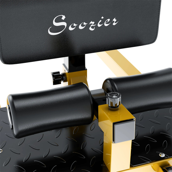   3-in-1 fitness equipment for push-ups, sit-ups and squats - yellow