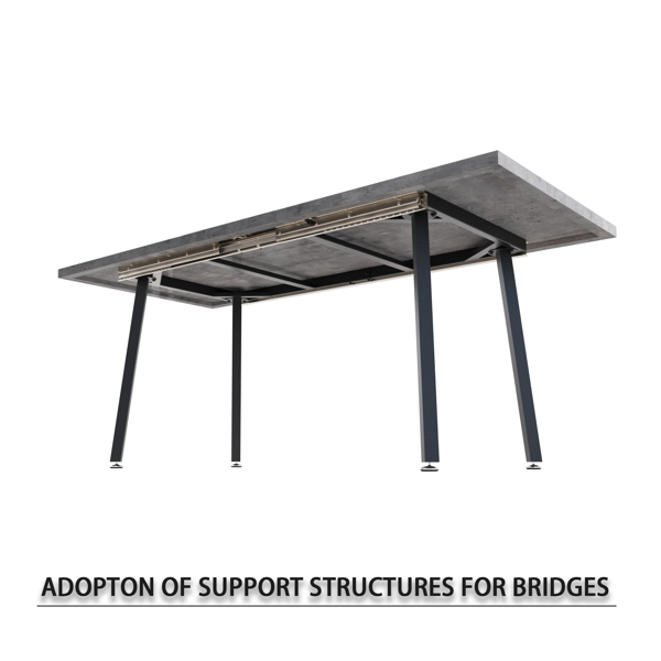 55.12-70.87“可扩展矩形餐桌，可容纳4-6人，配备6把PU织物厚垫餐椅、厨房桌椅，带黑色金属腿-11