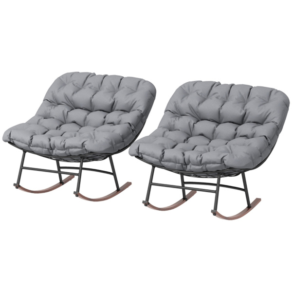 2PCS Rocking Chair ( Amazon Shipping)（Prohibited by WalMart）