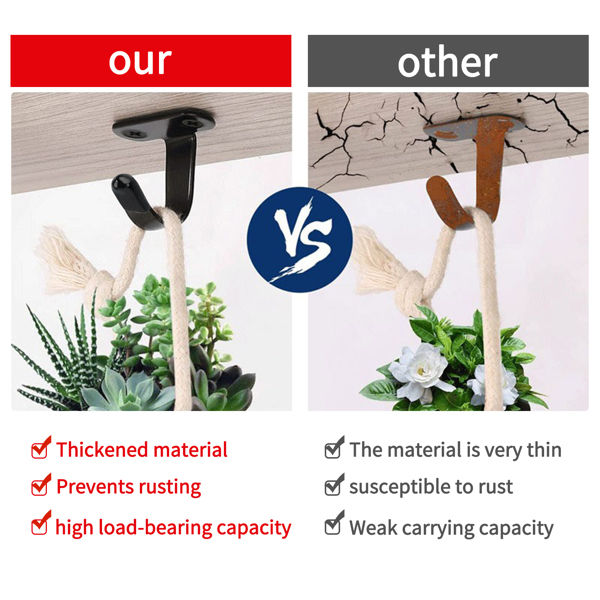 Thickened stainless steel kitchen, bathroom, cloakroom, living room hanging practical side-top storage hooks with strong load-bearing capacity