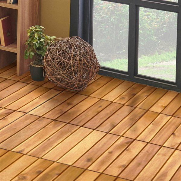 27 multifunctional outdoor floor tiles, 12