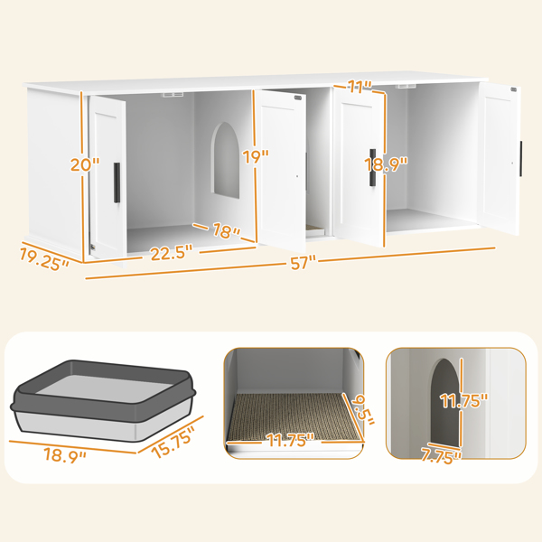 Wooden Cat House ( Amazon Shipping)（Prohibited by WalMart）