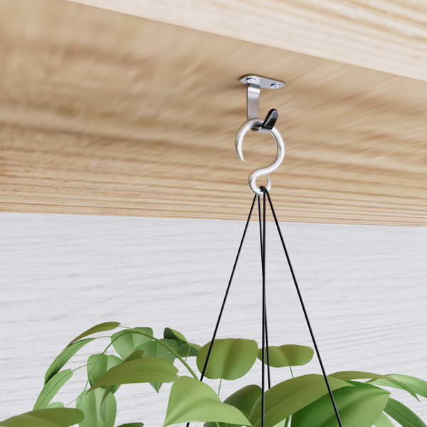 Thickened stainless steel kitchen, bathroom, cloakroom, living room hanging practical side-top storage hooks with strong load-bearing capacity