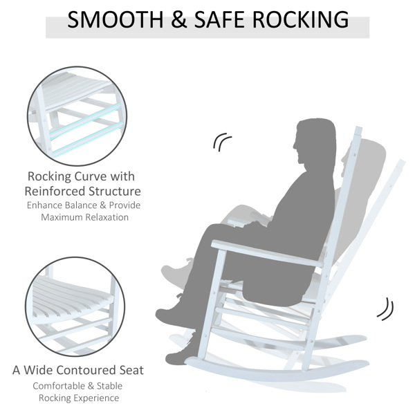 1PCS Rocking Chair ( Amazon Shipping)（Prohibited by WalMart）