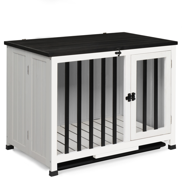 33*20*24.5inch  Dog Kennel Indoor Foldable and Portable,  Wooden Dog Crate， Easy Assembly