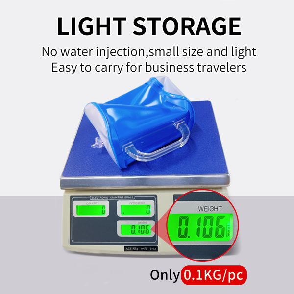 水哑铃一对，可折叠旅行哑铃，10磅健身女士哑铃套装，便携式训练器材，适用于核心训练、塑形、俯卧撑-3