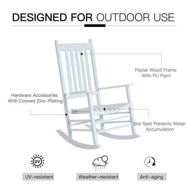 1PCS Rocking Chair ( Amazon Shipping)（Prohibited by WalMart）