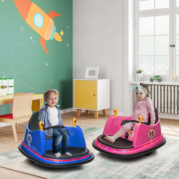 【Same code 65817206】6V 7A.h Bumper Car Pink